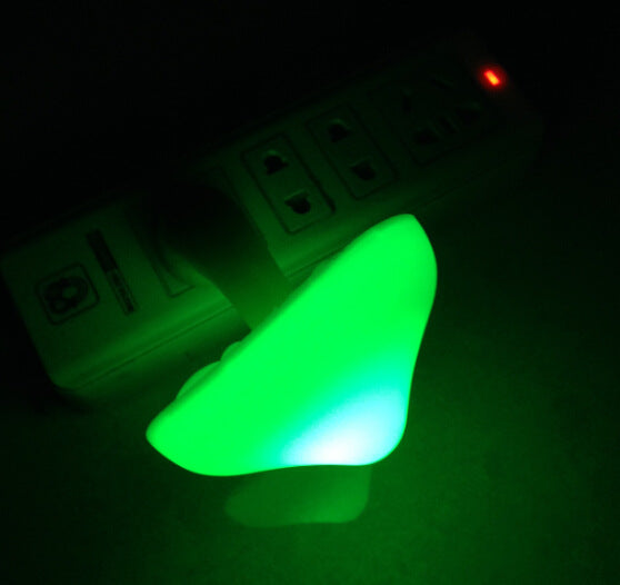 LED Night Light Mushroom Wall Socket Lamp EU US Plug Warm White Light-control Sensor Bedroom Light Home Decoration LED Night Light Mushroom Wall Socket Lamp EU US Plug Warm White Light-control Sensor Bedroom Light Home Decoration